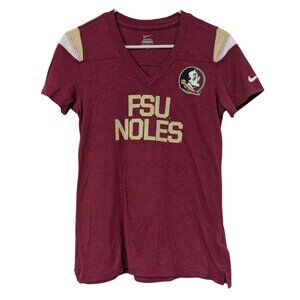 Nike FSU Noles Women's T-Shirt, Medium, Garnet Gold, Florida State University